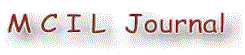 TEXT GRAPHIC: The M C I L Journal