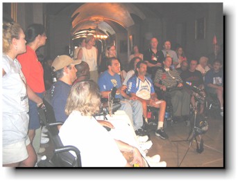 Activists in the state capitol.