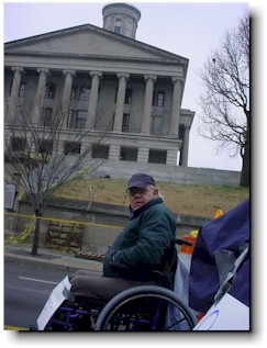 Louis Patrick with the Tennessee State Capitol in the background.