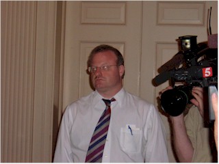 Dave Cooley comes to talk with Glen about his request for a nurse change of shift.