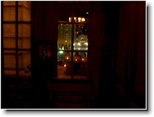 Candlelight vigial outside the state building.