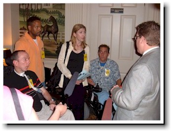 Activists take-over the governor's office on June 20, 2005.